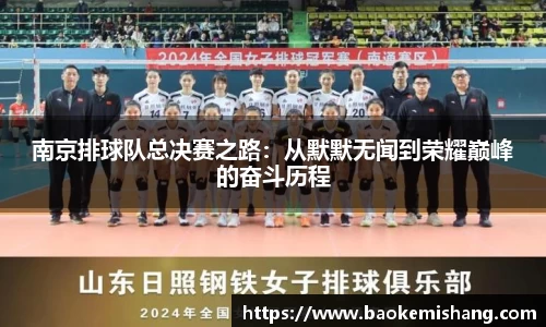南京排球队总决赛之路：从默默无闻到荣耀巅峰的奋斗历程